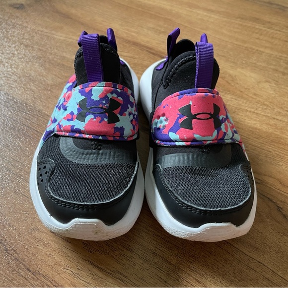 UNDER ARMOUR RUNPLAY CAMO SLIP ON KIDS SHOES - Picture 4 of 7